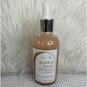 AURA Golden Hour Body Shimmer + Vitamin C Orange Blossom 4oz - NEW!